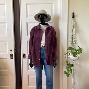 UO big corduroy work shirt